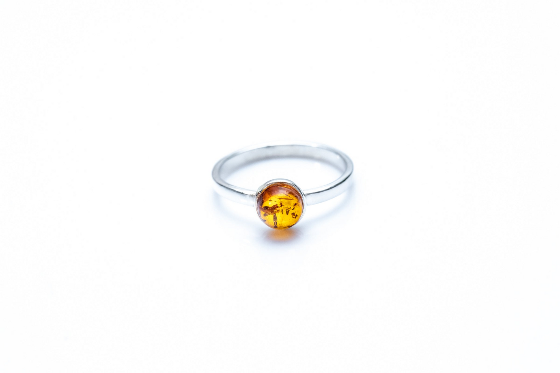ESSENTIALS Mini Amber Stacking Ring - Selectique