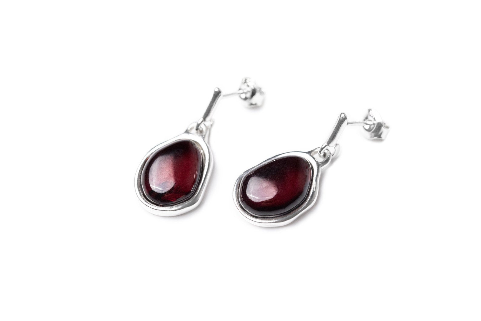 Cherry Amber ELEMENTS Drop Earrings - Selectique