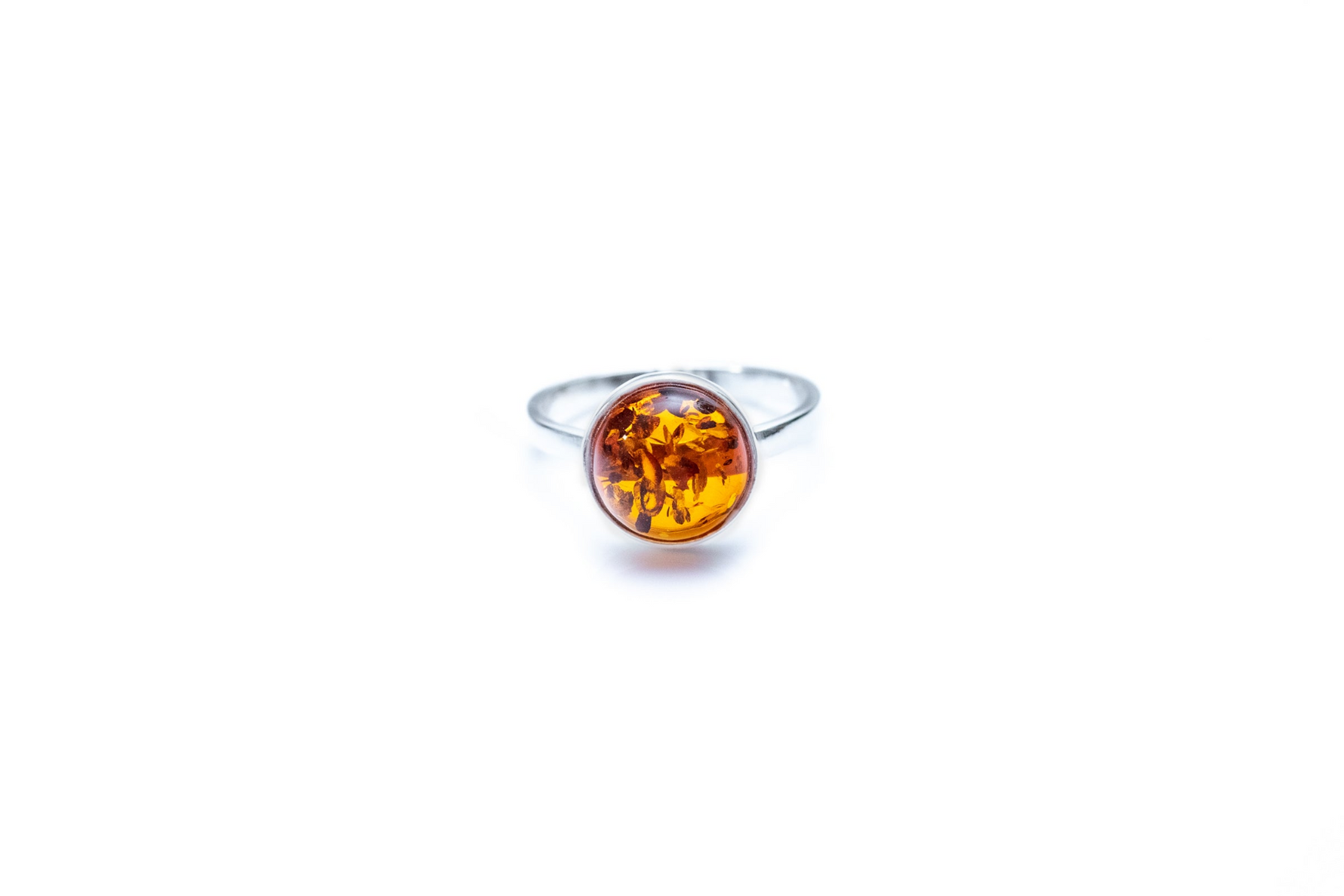 ESSENTIALS Amber Solitaire Ring - Selectique