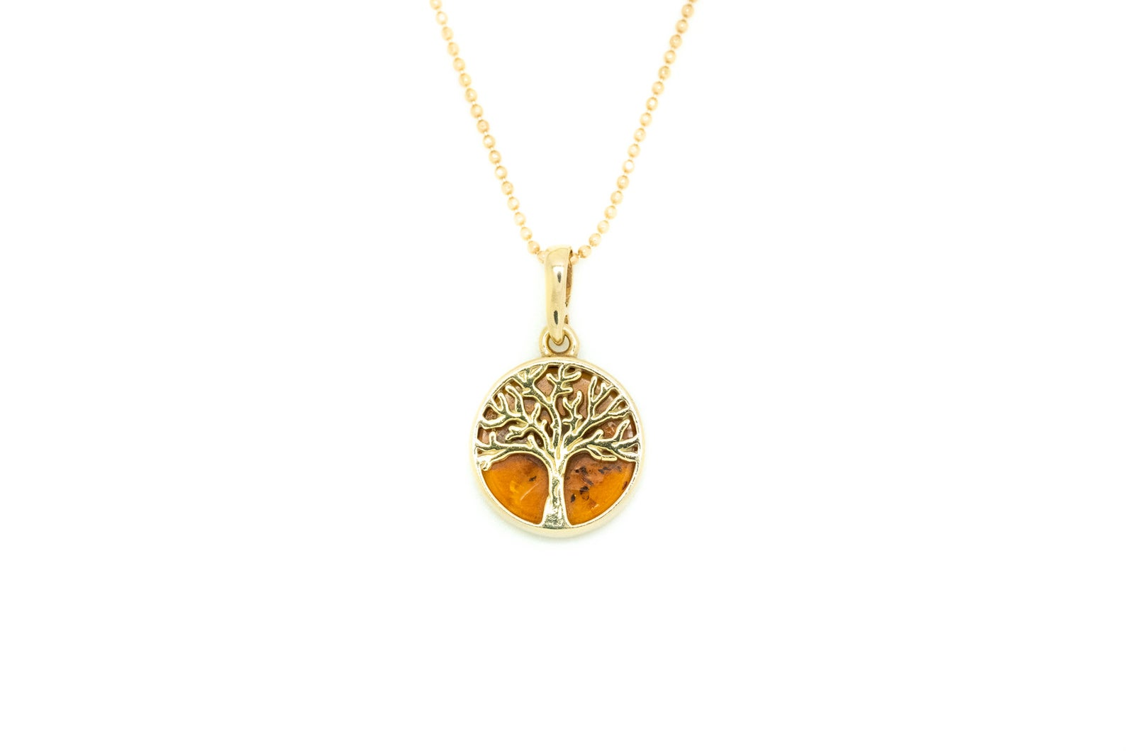 Mini Gold Plated Tree of Life Pendant - Selectique
