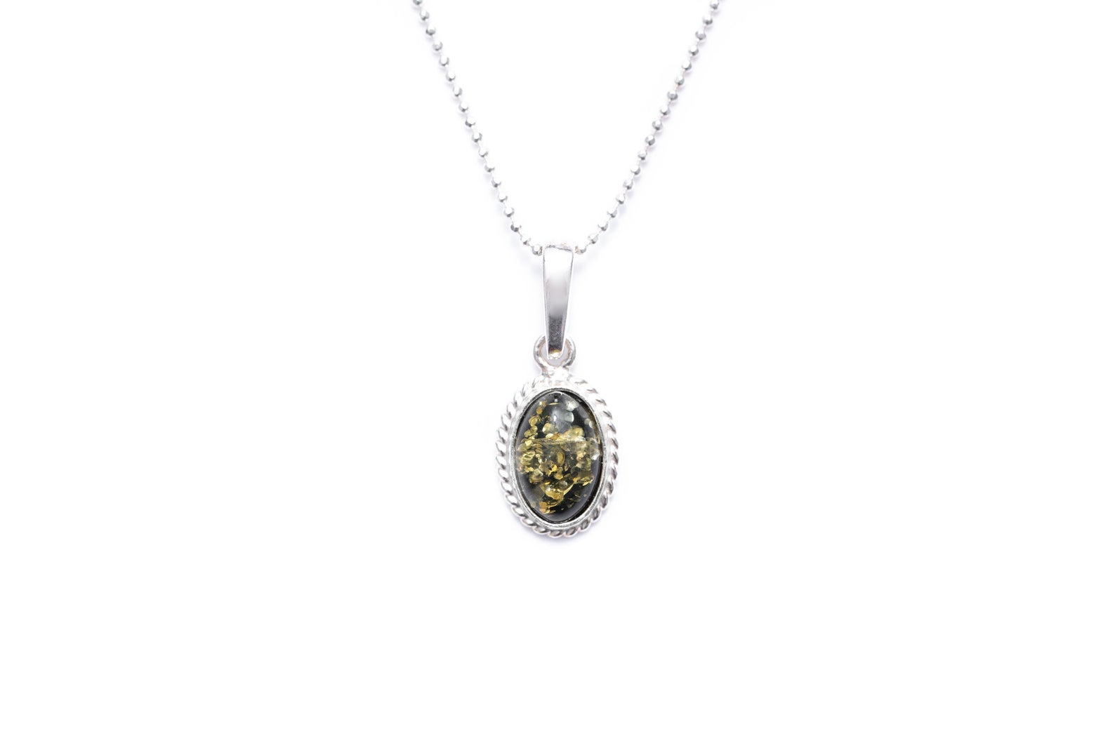 Mini Green Amber Quintessence Pendant - Selectique