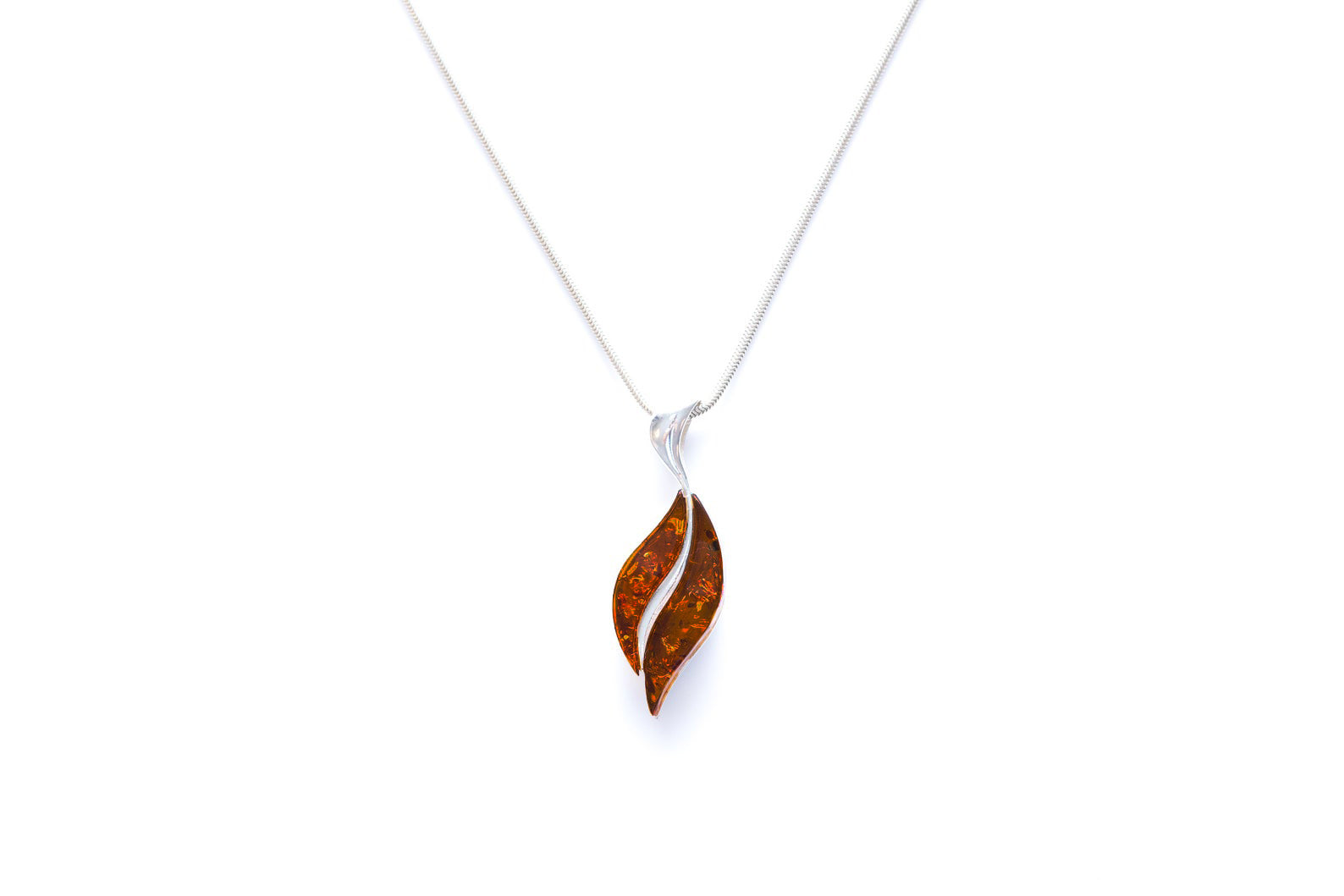 Wavy Amber Pendant - Selectique