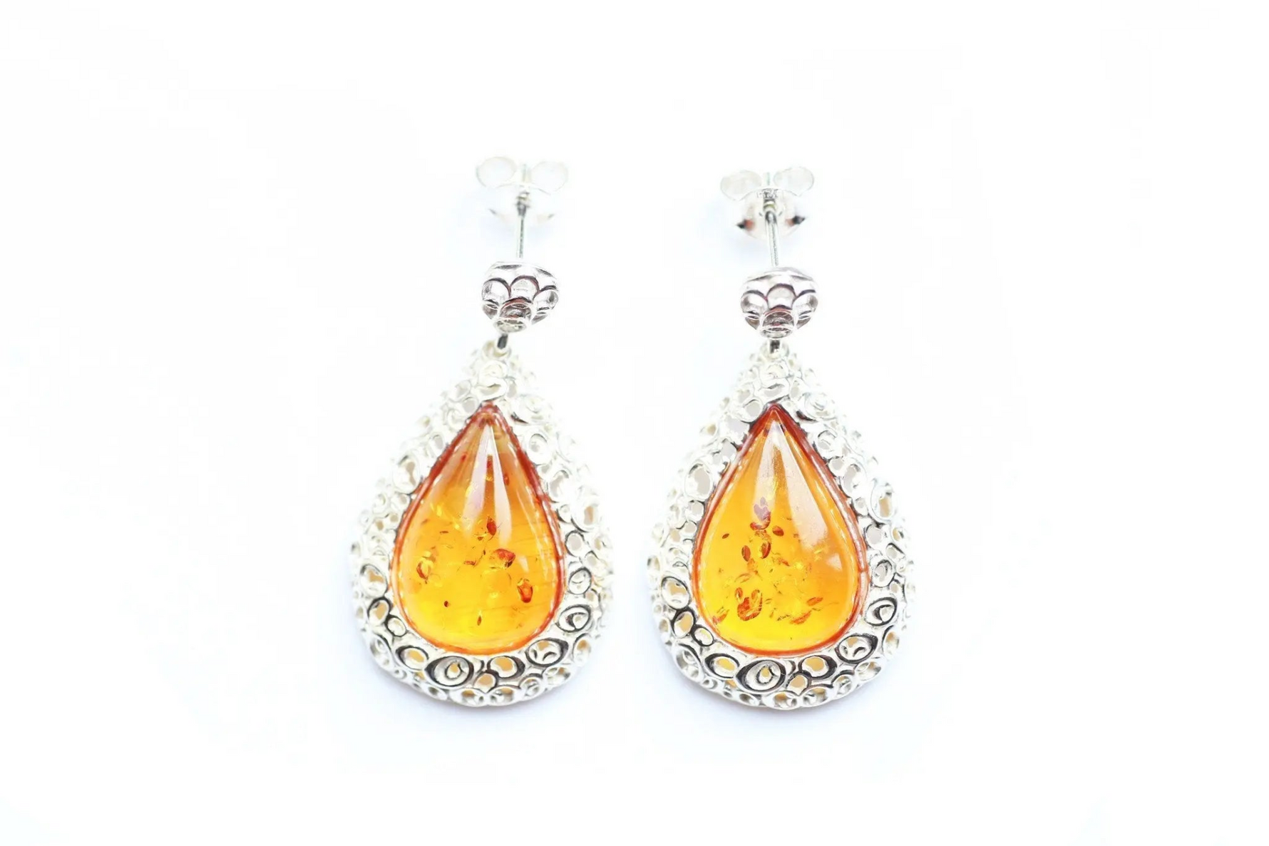Pear Drop Frame Earrings - Selectique