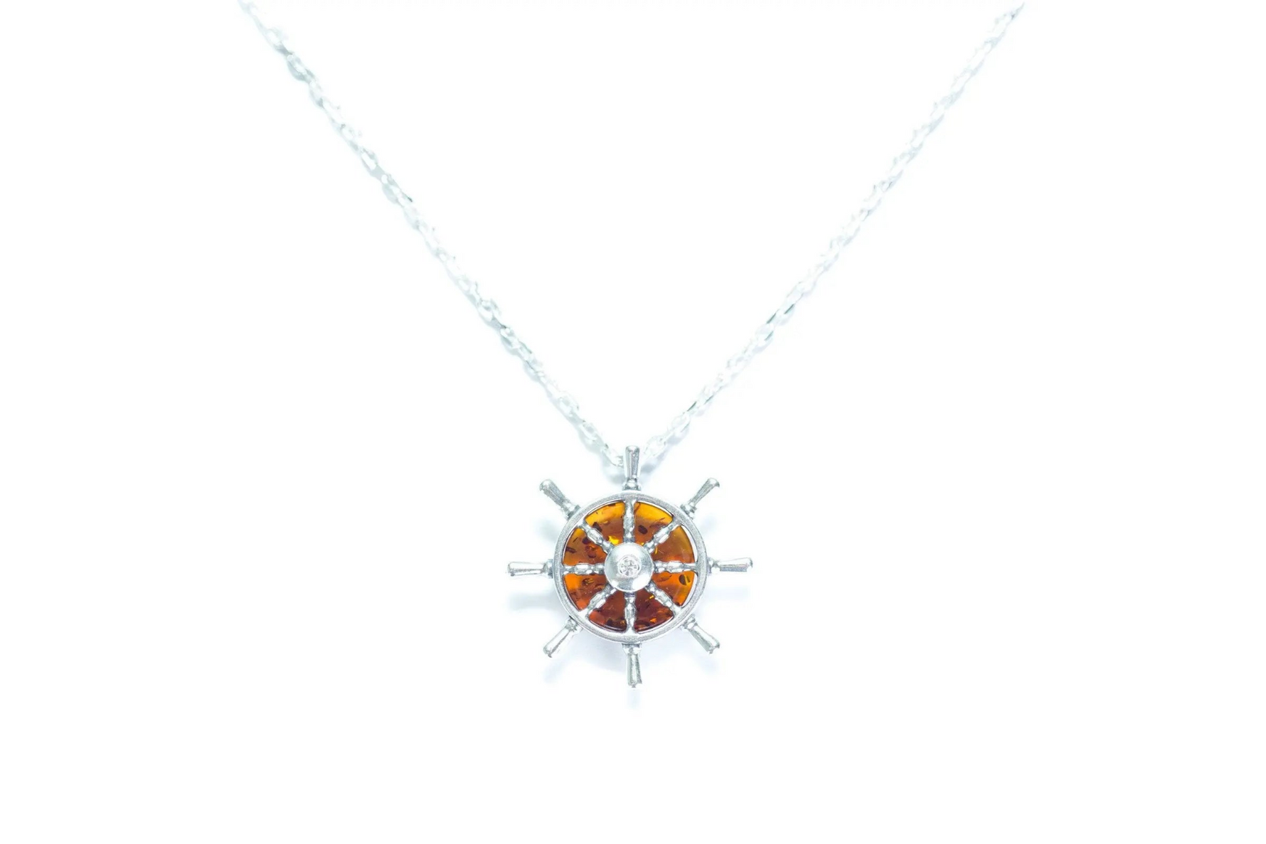 Amber Helm Charm Pendant - Selectique