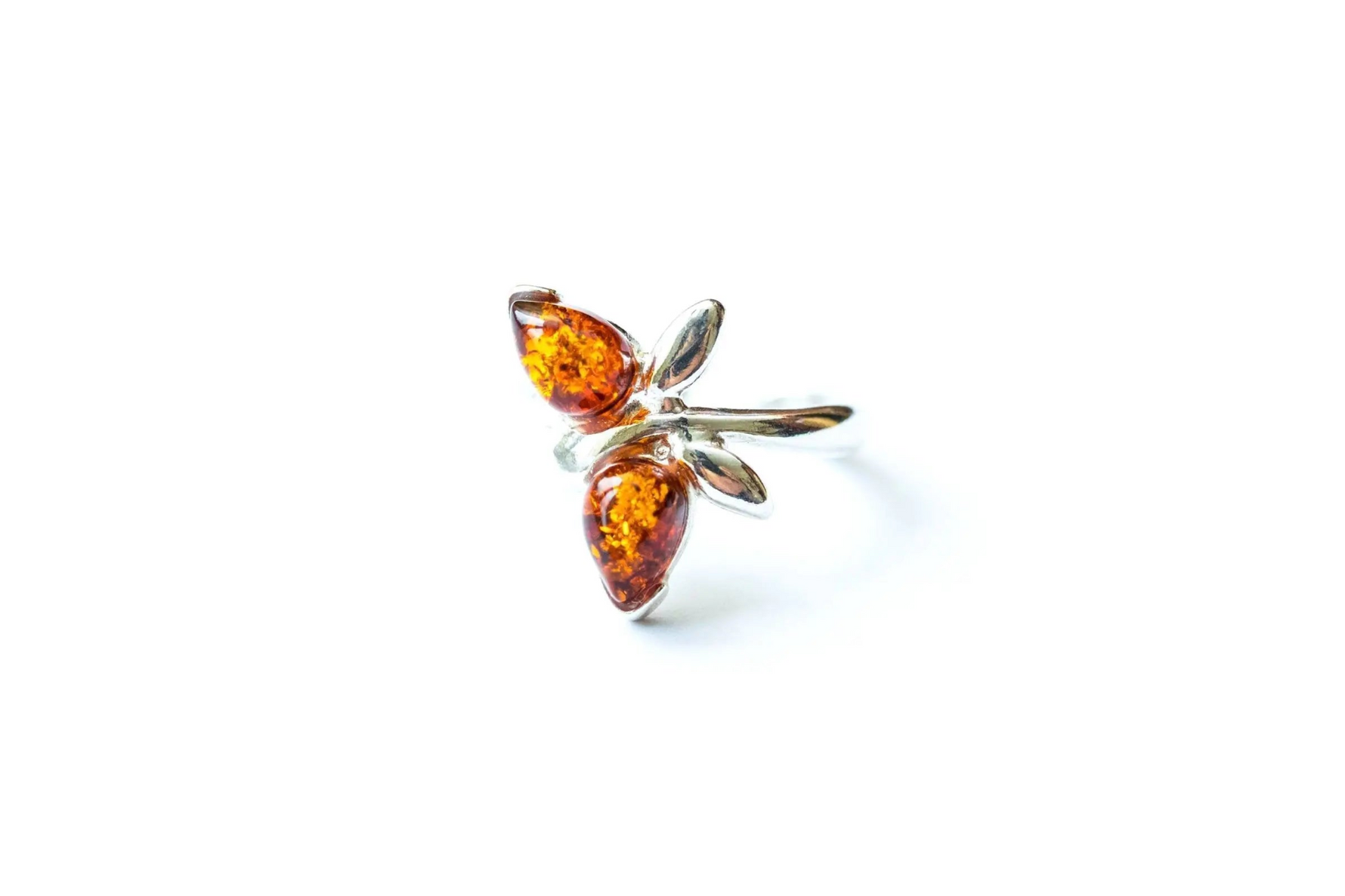 Amber Butterfly Midi Ring - Selectique