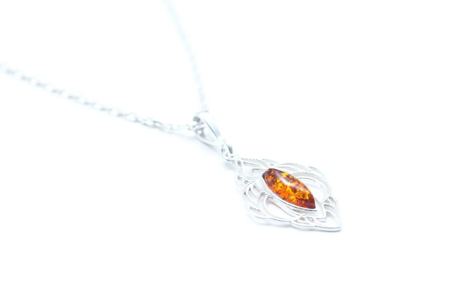 Amber Filigree Chandelier Pendant - Selectique