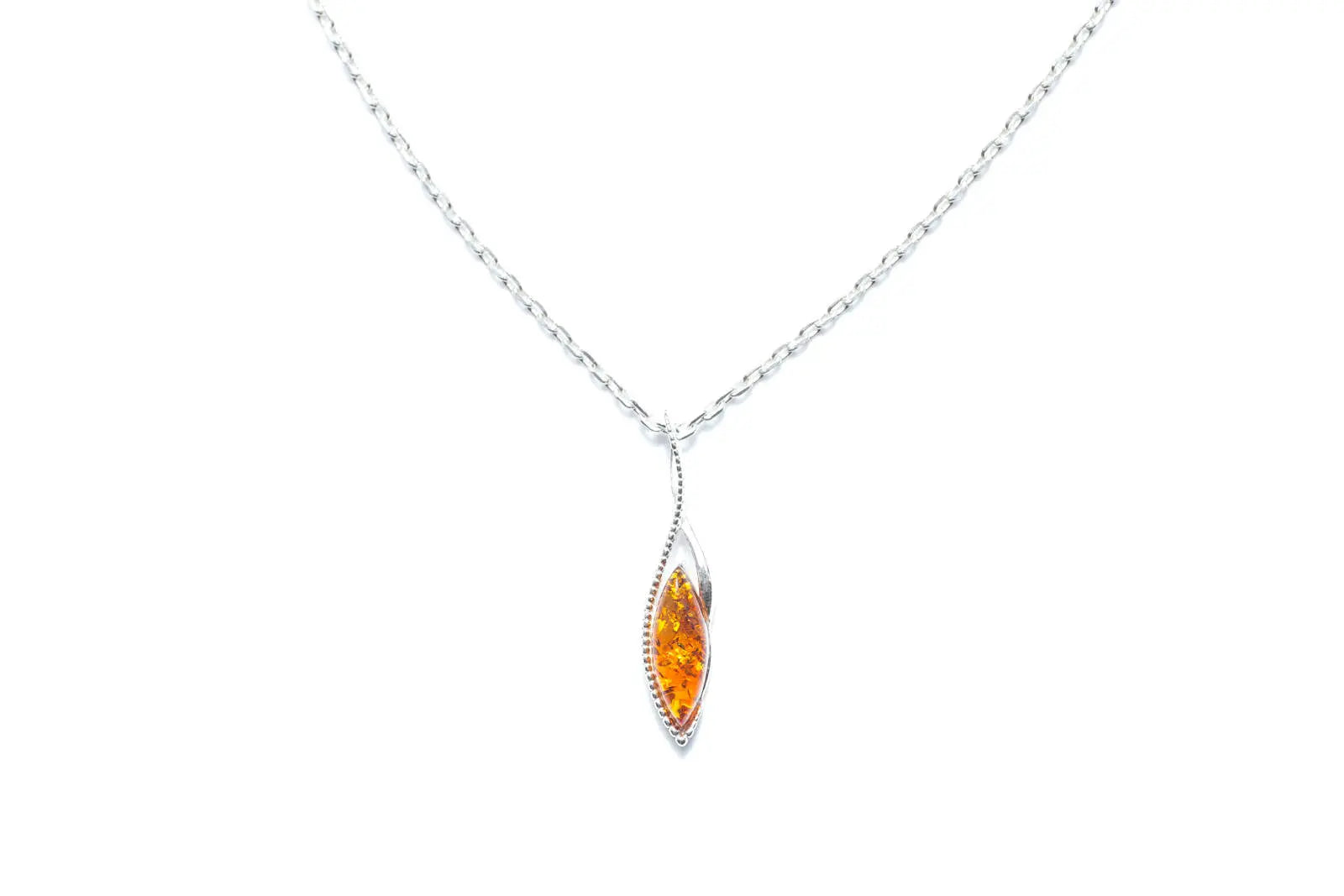 Dainty Sparkly Marquise Pendant - Selectique