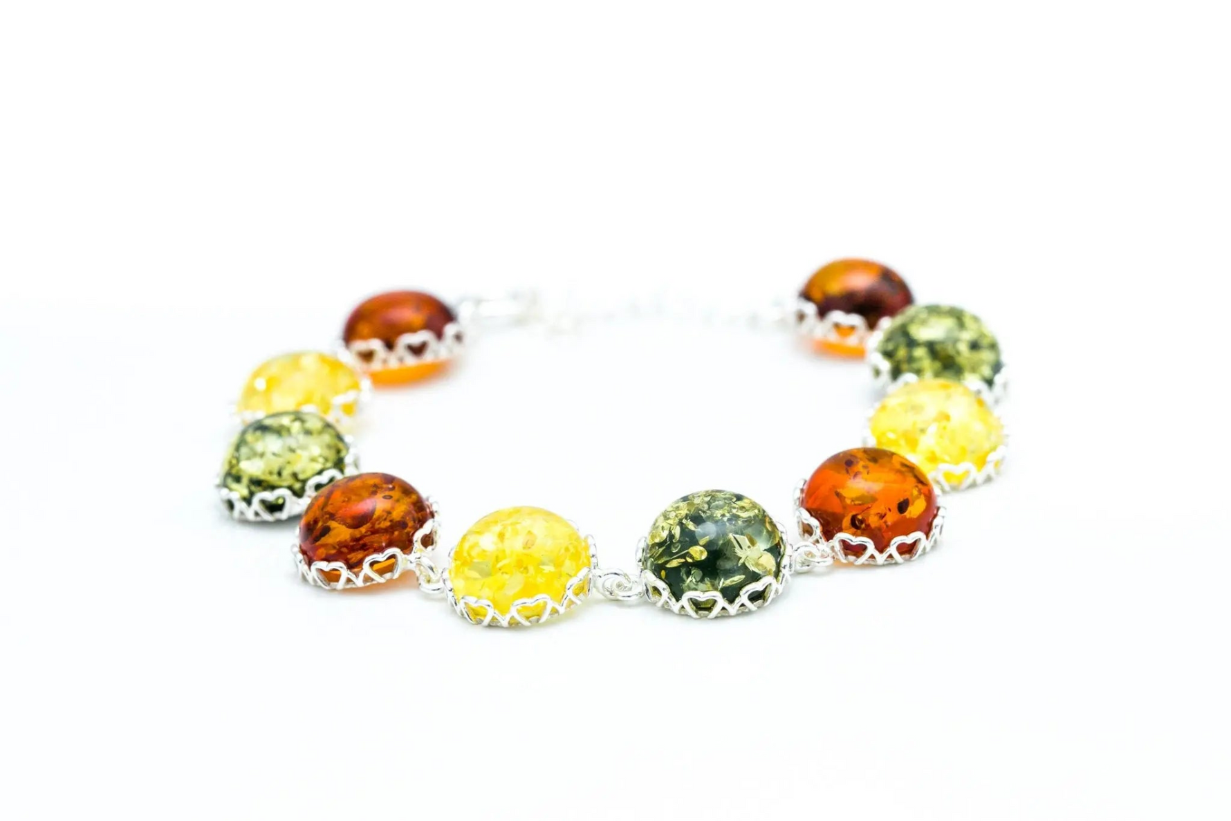 Round Candy Amber Bracelet - Selectique