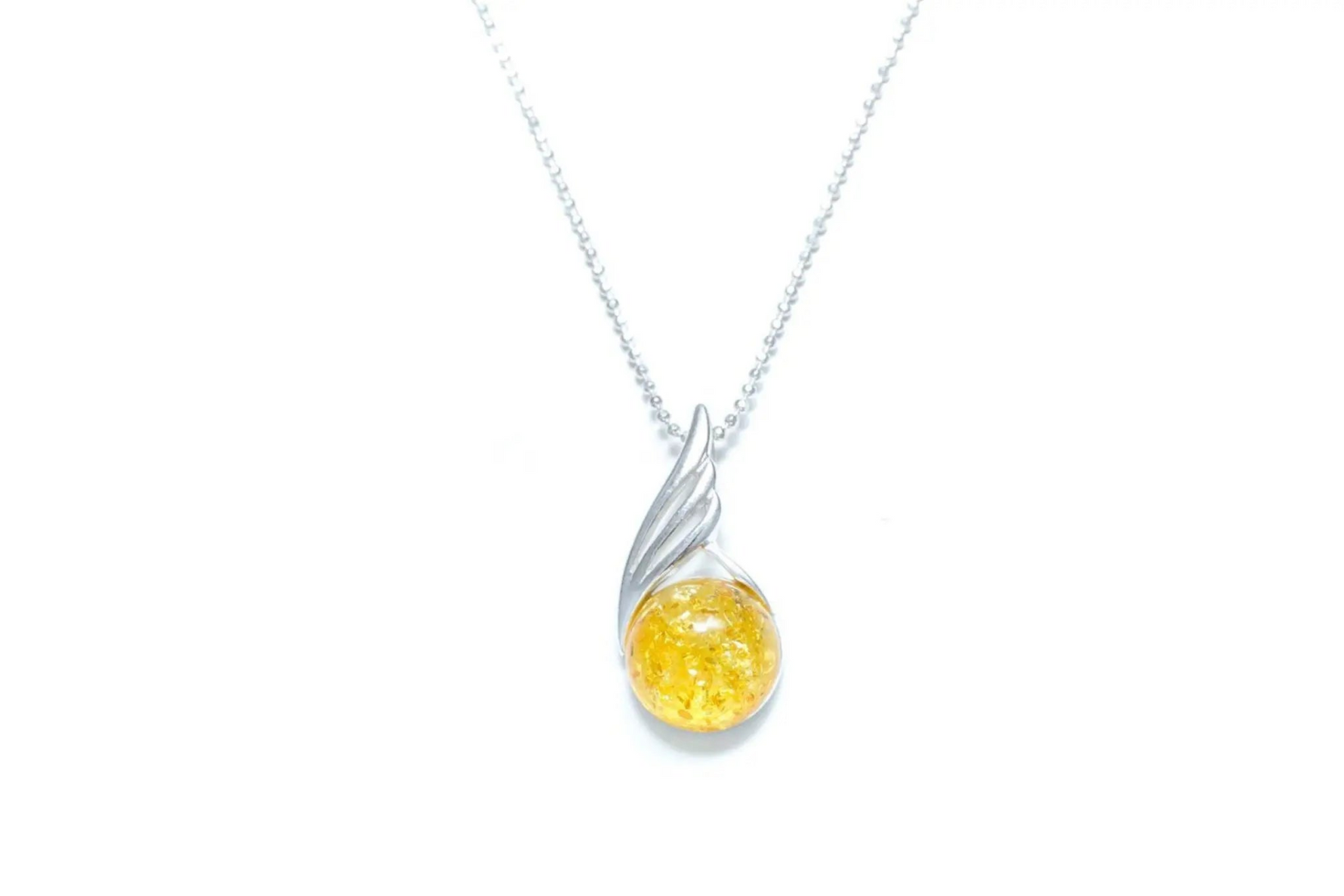 Citrus Amber Orb Pendant - Selectique