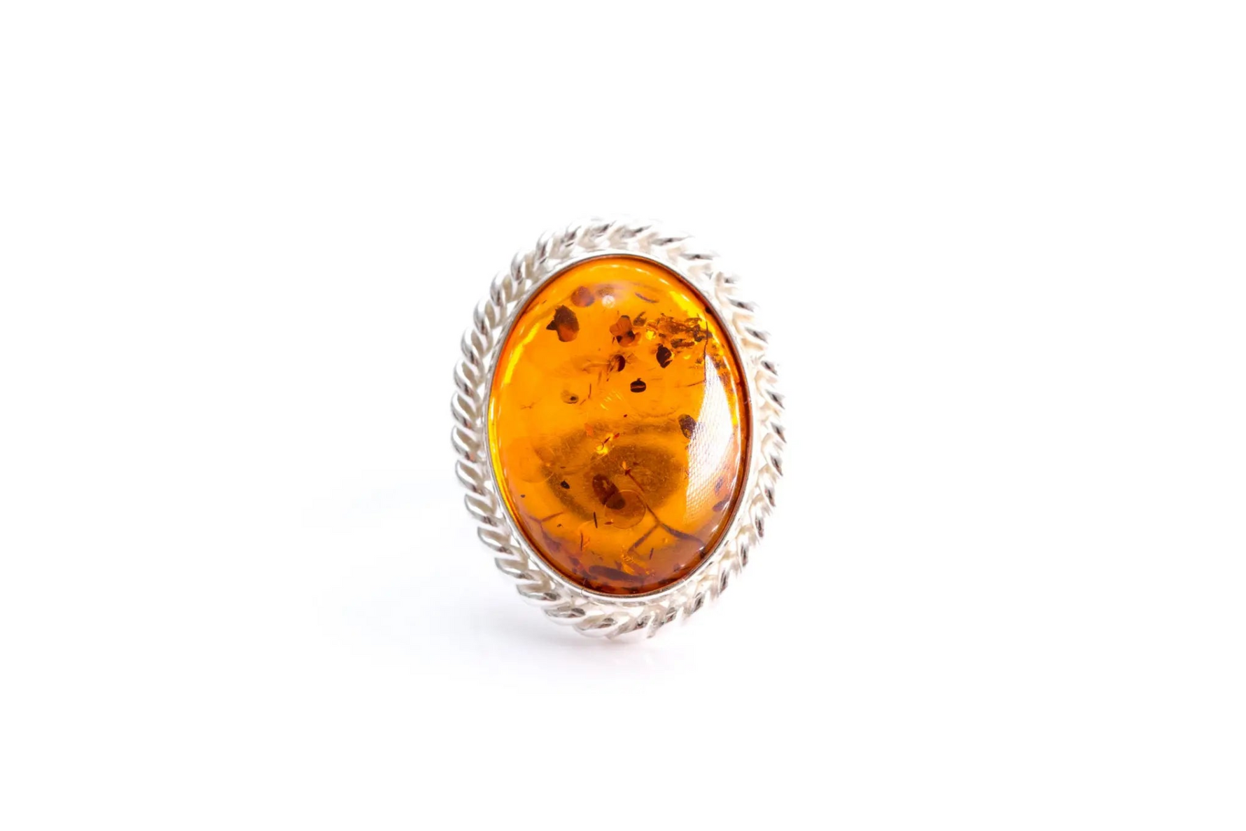 Amber Quintessence Statement Ring - Selectique