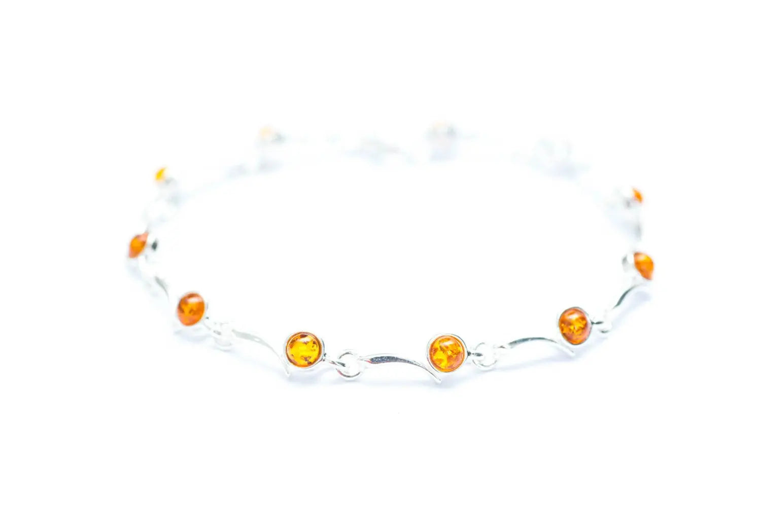 Minimal Cognac Amber Bracelet - Selectique