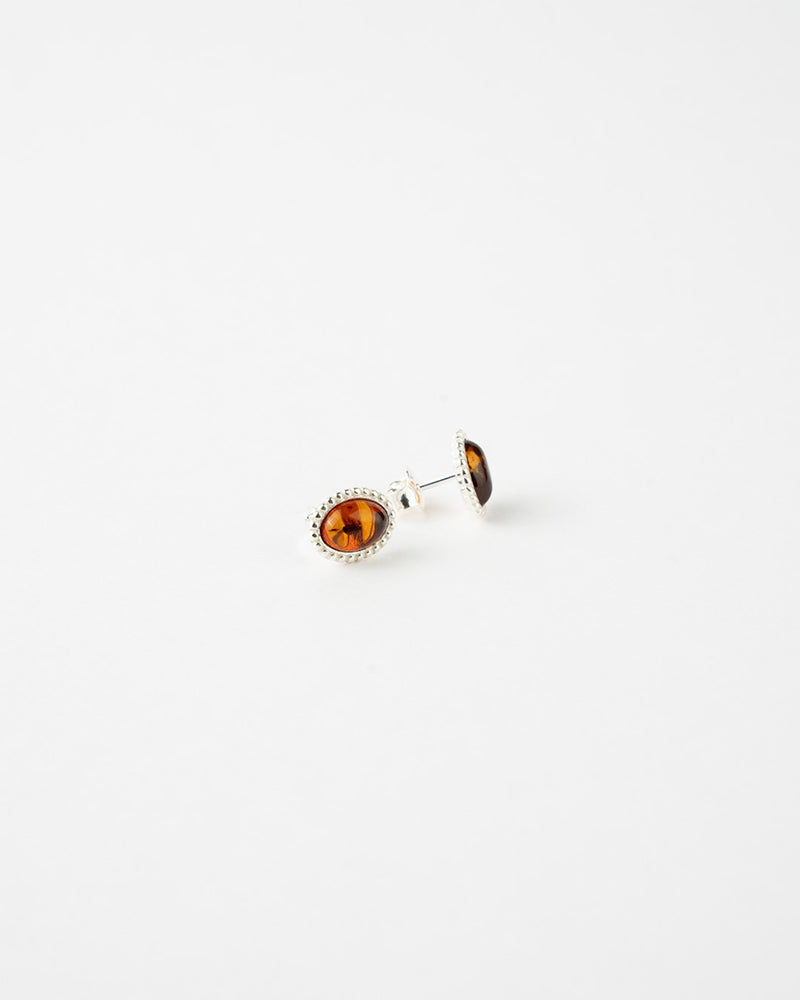 Amber Classic Mini Quintessence Stud Earrings - Selectique