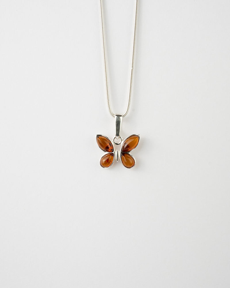 Subtle Butterfly Pendant Necklace - Selectique