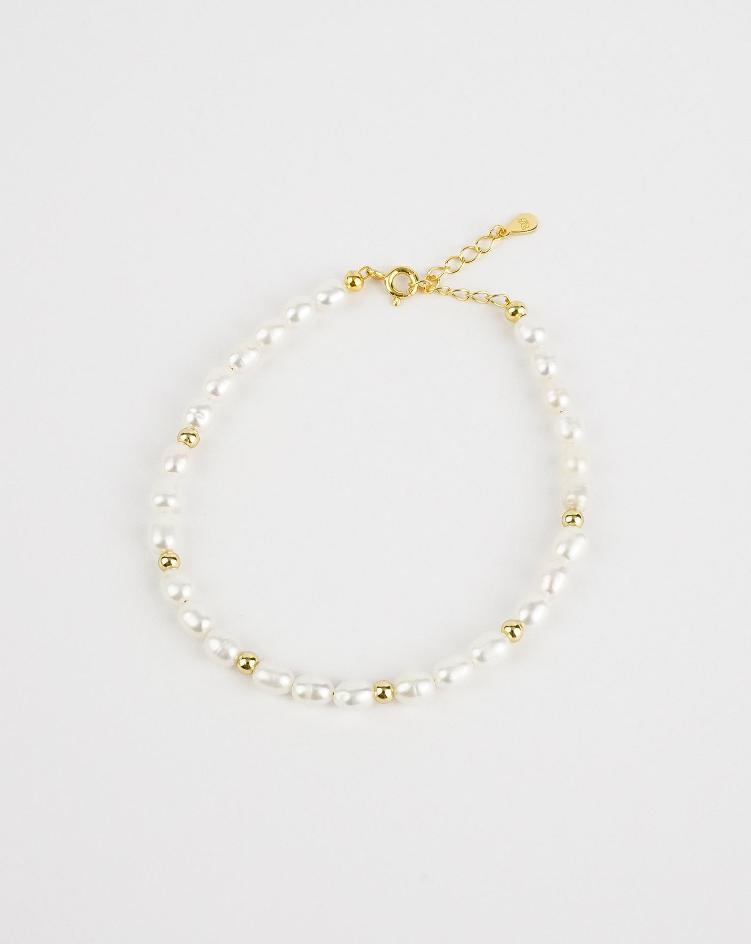 Seed Beaded Pearl Bracelet - Selectique