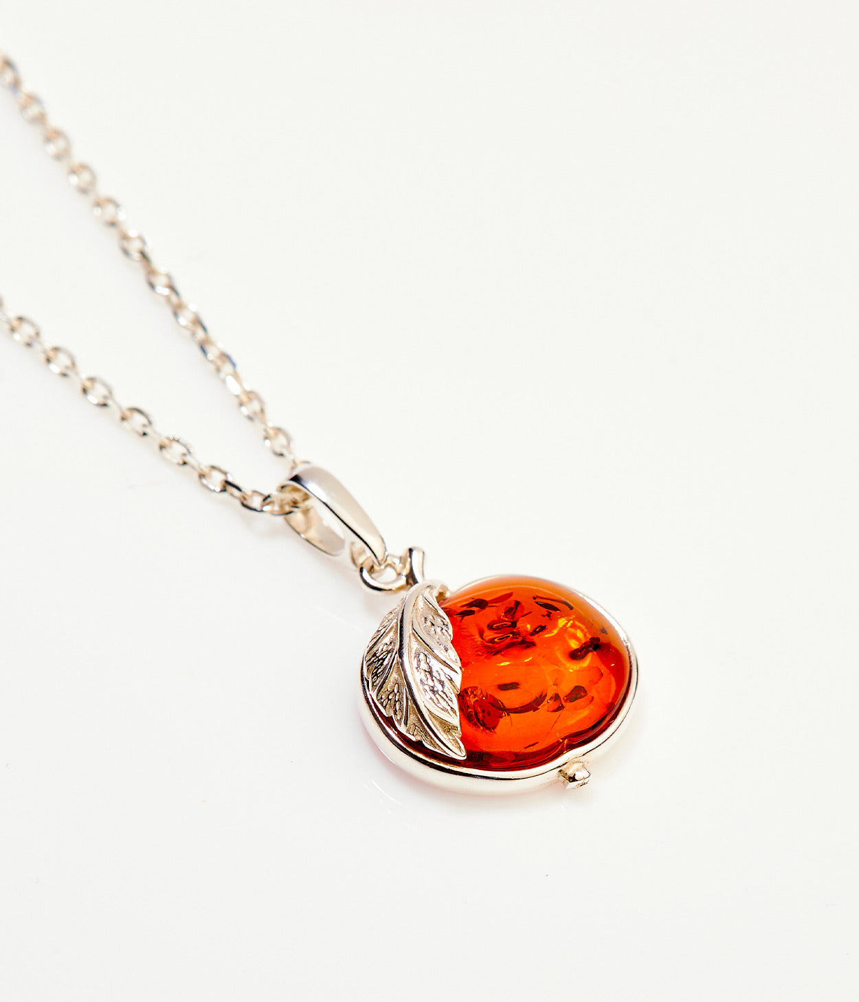Honey Apple Amber Pendant - Selectique