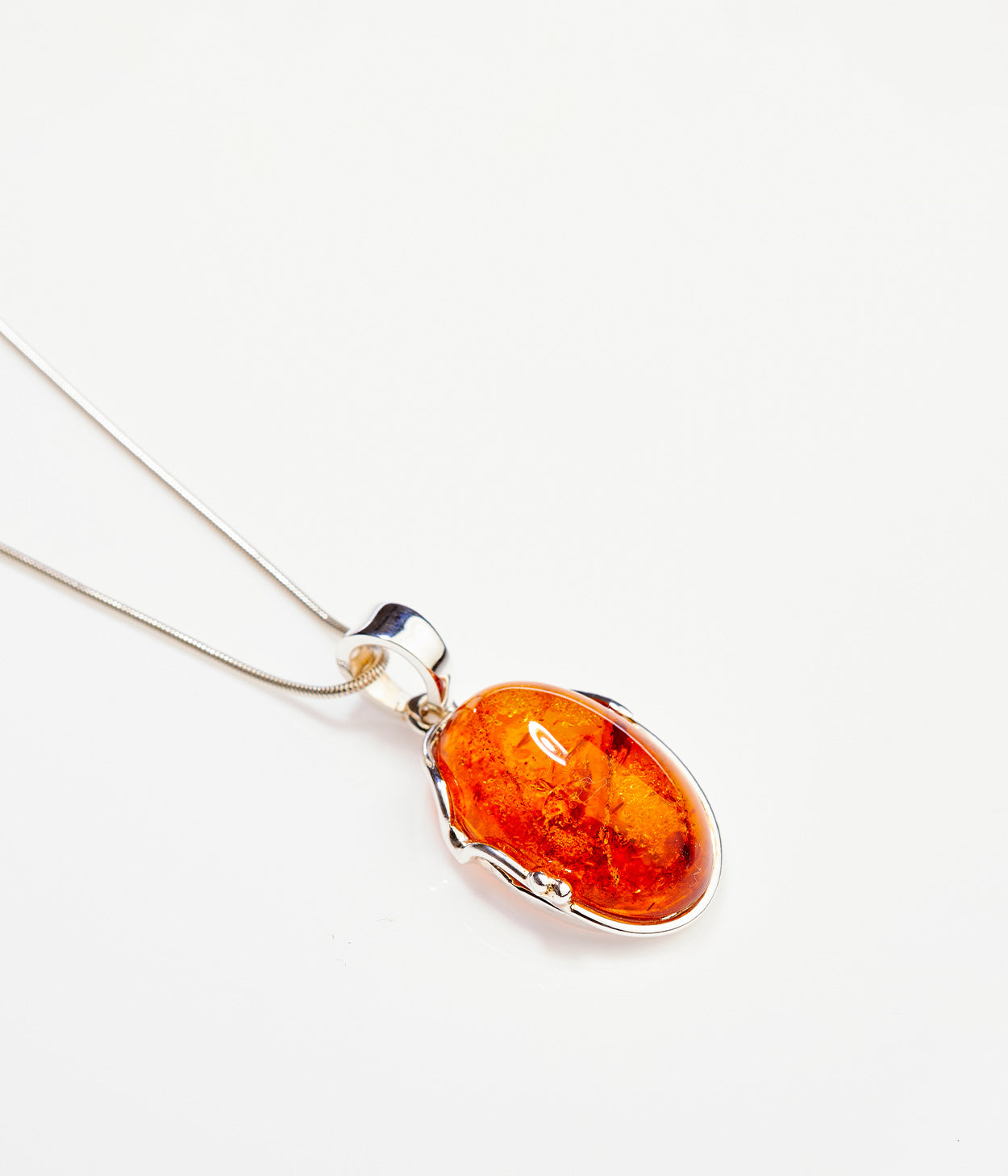 Amber Tidal Pendant Necklace - Selectique