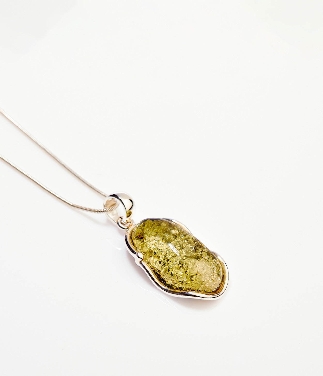 Green Ripple Pendant Necklace - Selectique