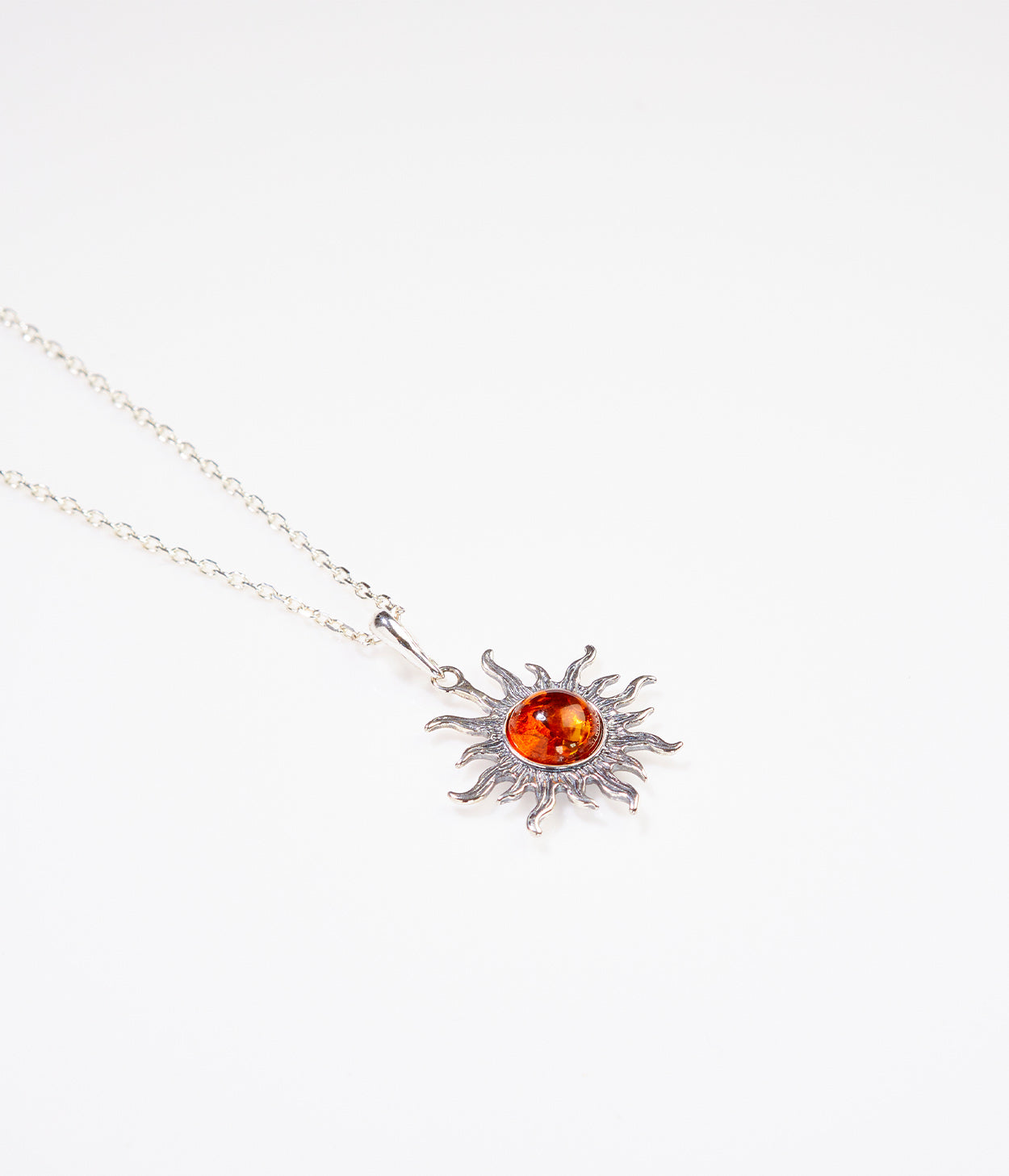 Amber Sun Charm Pendant - Selectique
