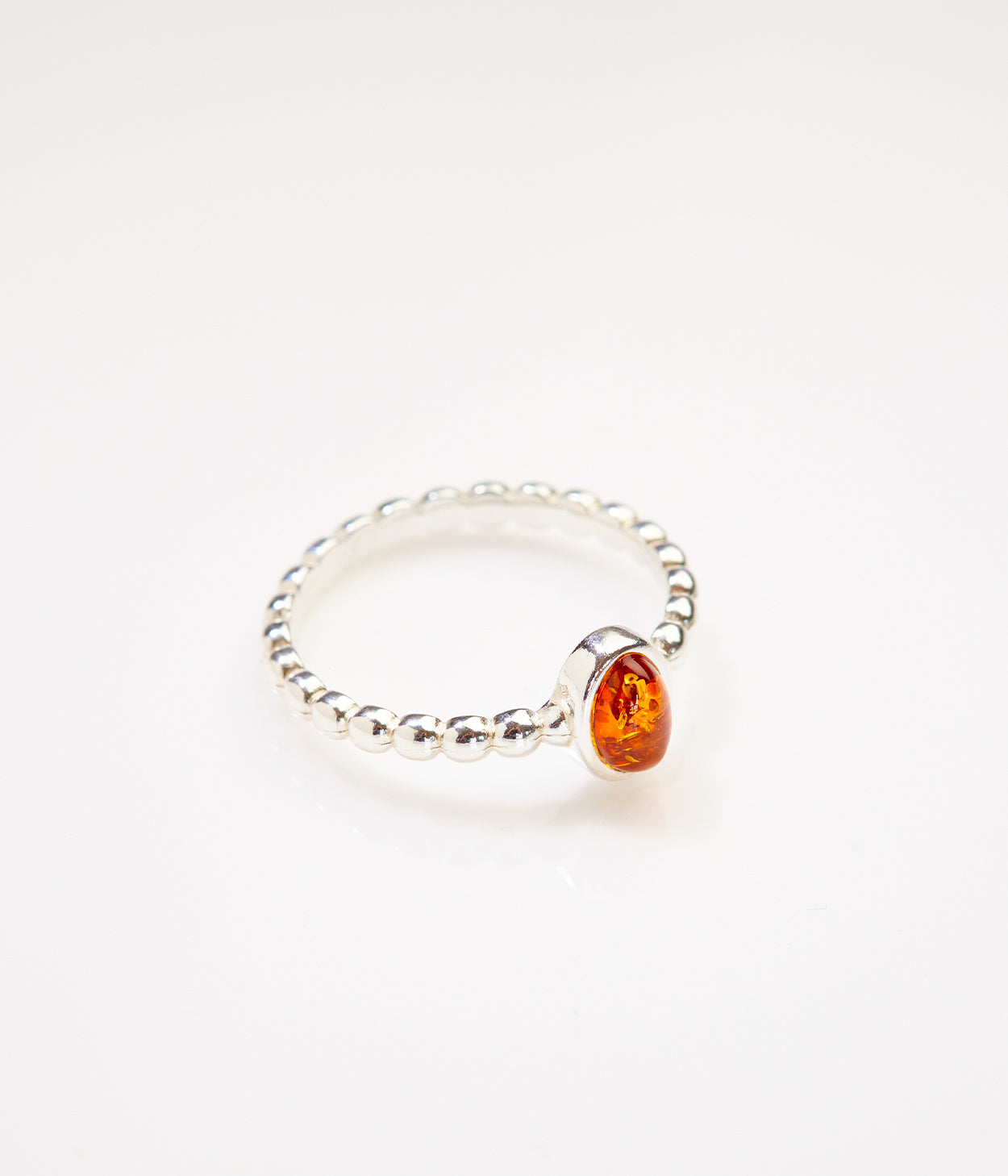 Amber Bubble Stacking Ring - Selectique