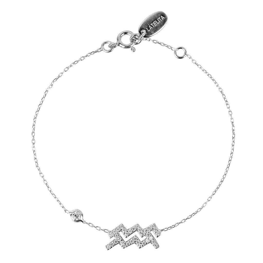 Zodiac Horoscope Star Sign Bracelet Aquarius.