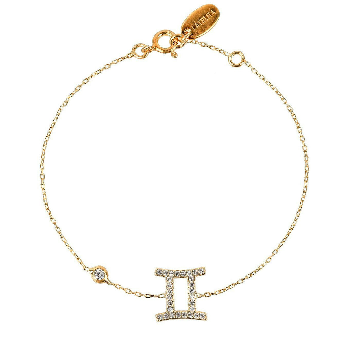 Zodiac Horoscope Star Sign Bracelet Gemini.