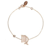 Zodiac Horoscope Star Sign Bracelet Virgo.