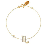 Zodiac Horoscope Star Sign Bracelet Scorpio.