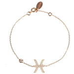 Zodiac Horoscope Star Sign Bracelet Pisces.