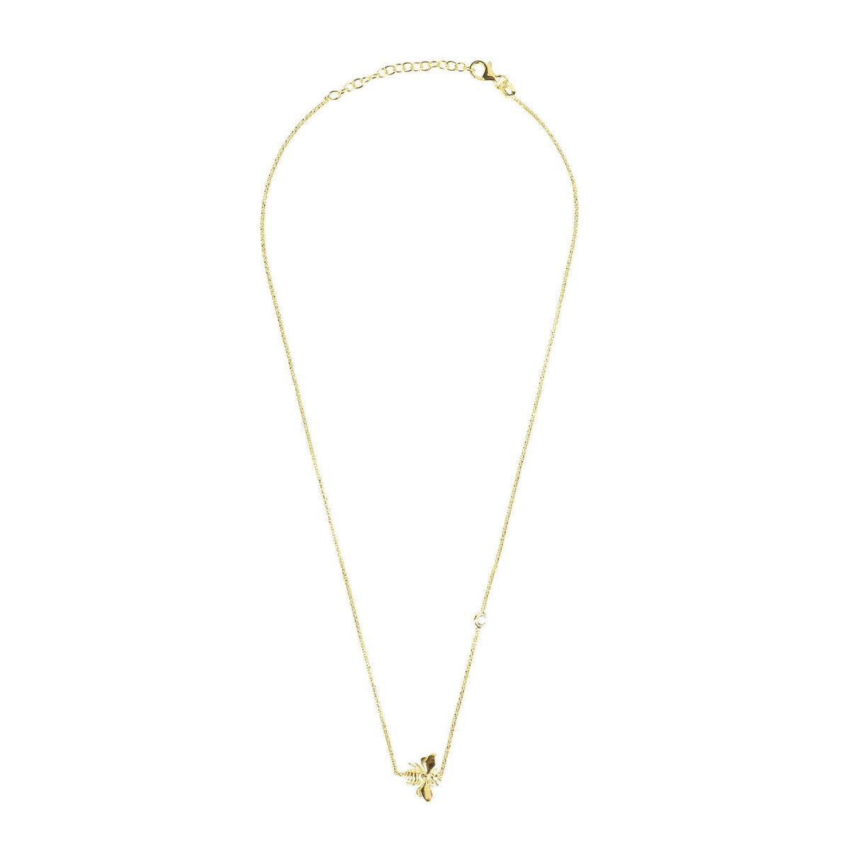 Queen Bee Necklace Gold.