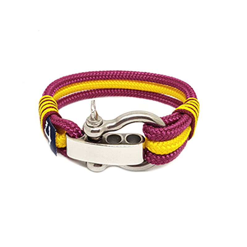 Pulsera náutica del Dalai Lama con grillete ajustable