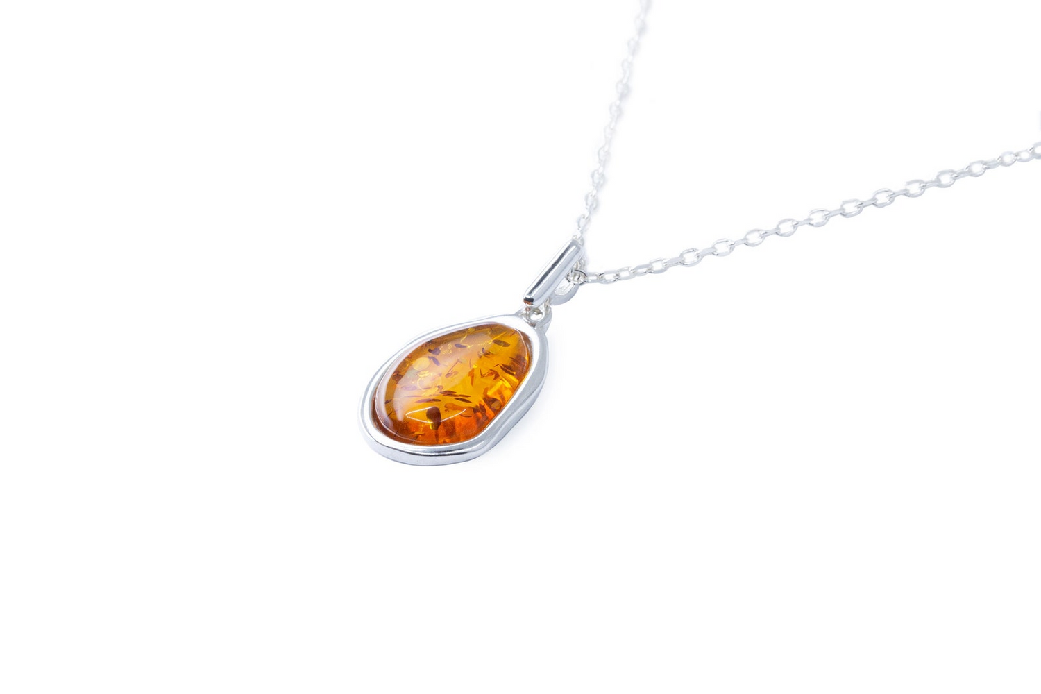 Amber ELEMENT Pendant Necklace