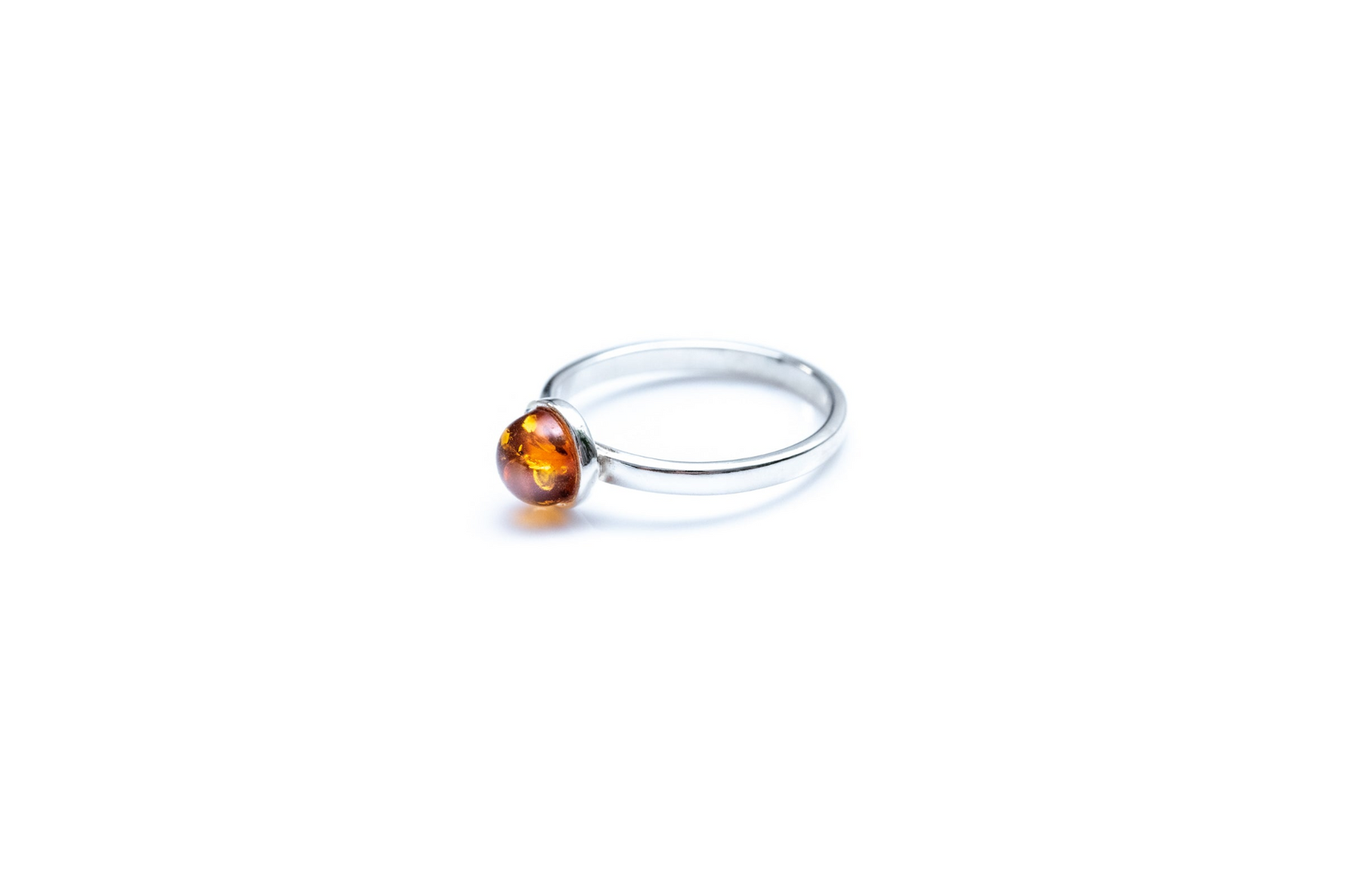 ESSENTIALS Mini Amber Stacking Ring - Selectique 