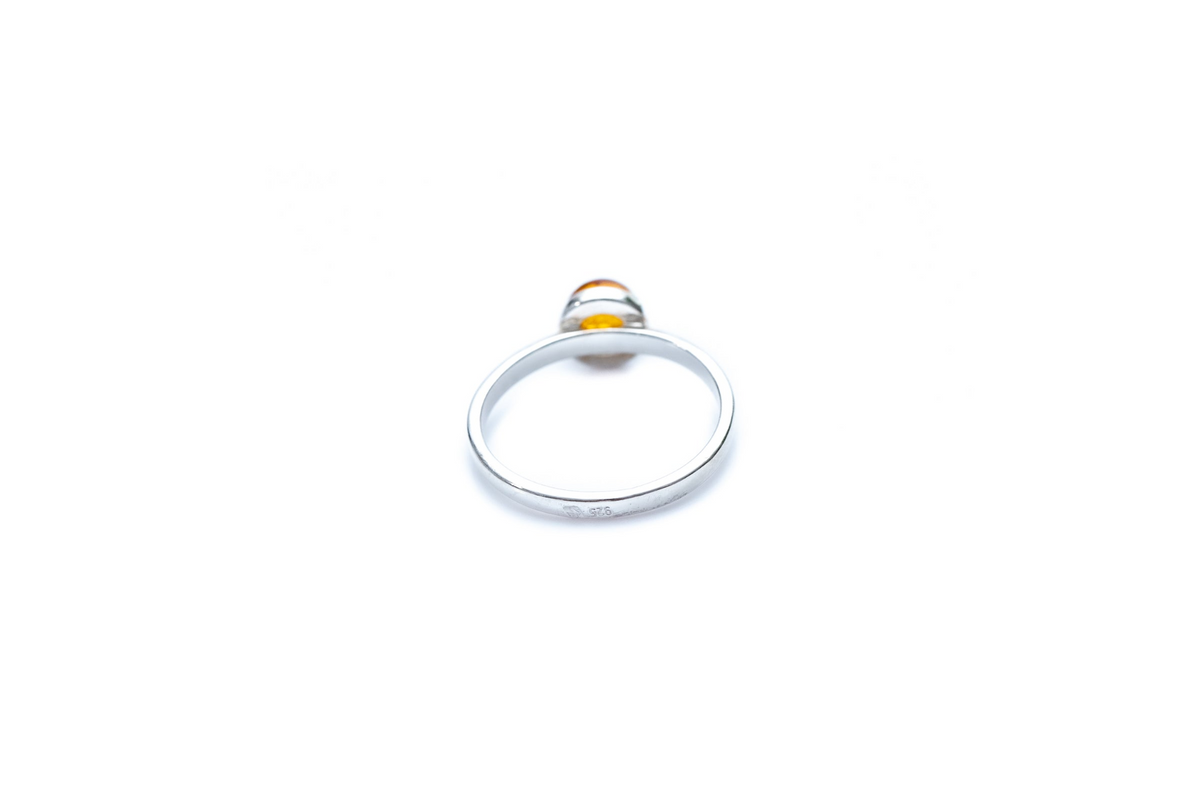 ESSENTIALS Mini Amber Stacking Ring - Selectique 