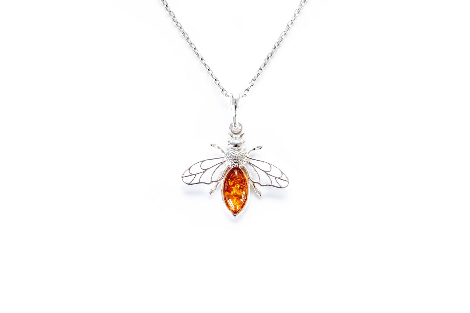 Amber Bee Necklace - Selectique 