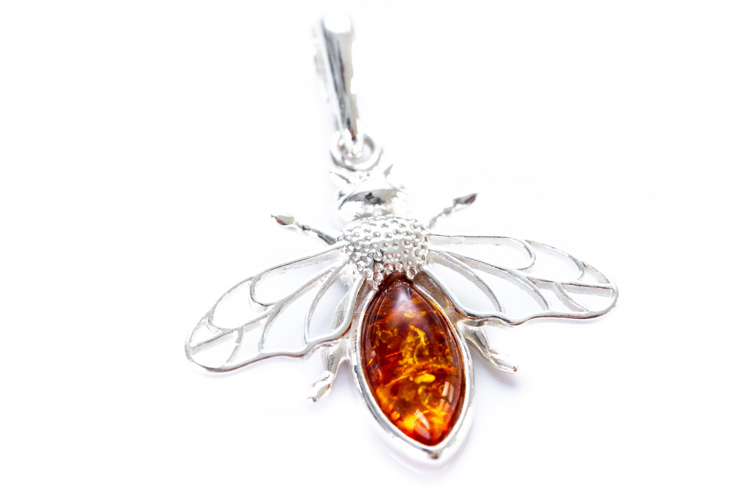 Amber Bee Necklace - Selectique 