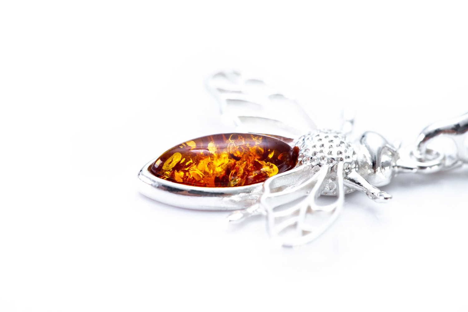 Amber Bee Necklace - Selectique 
