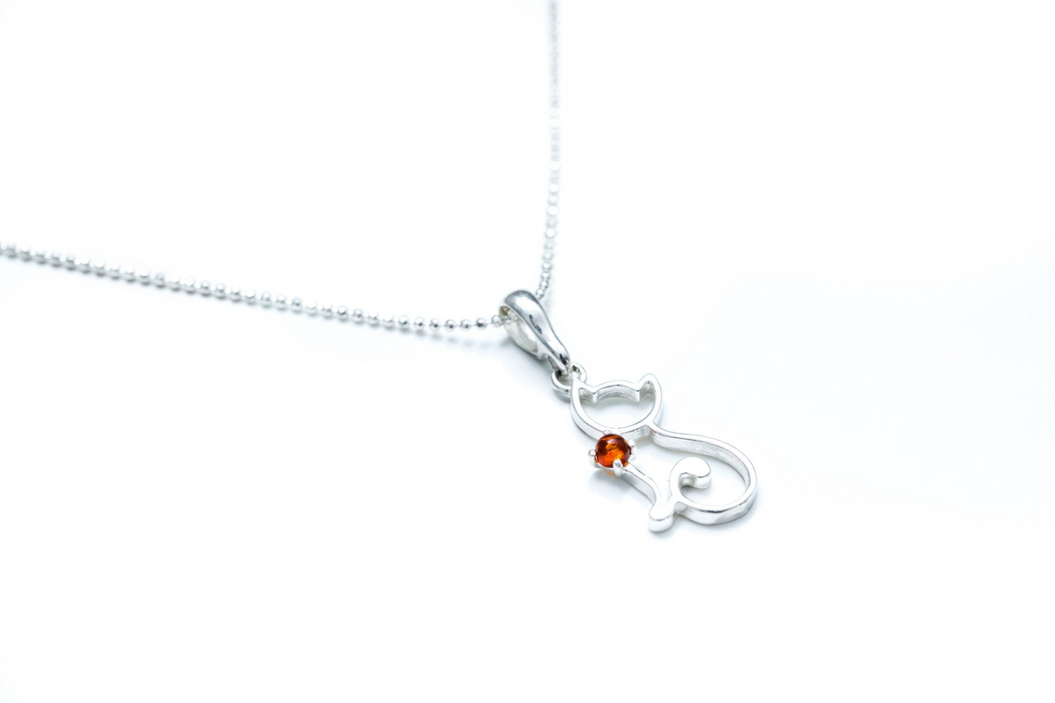 Dainty Cat Charm Necklace