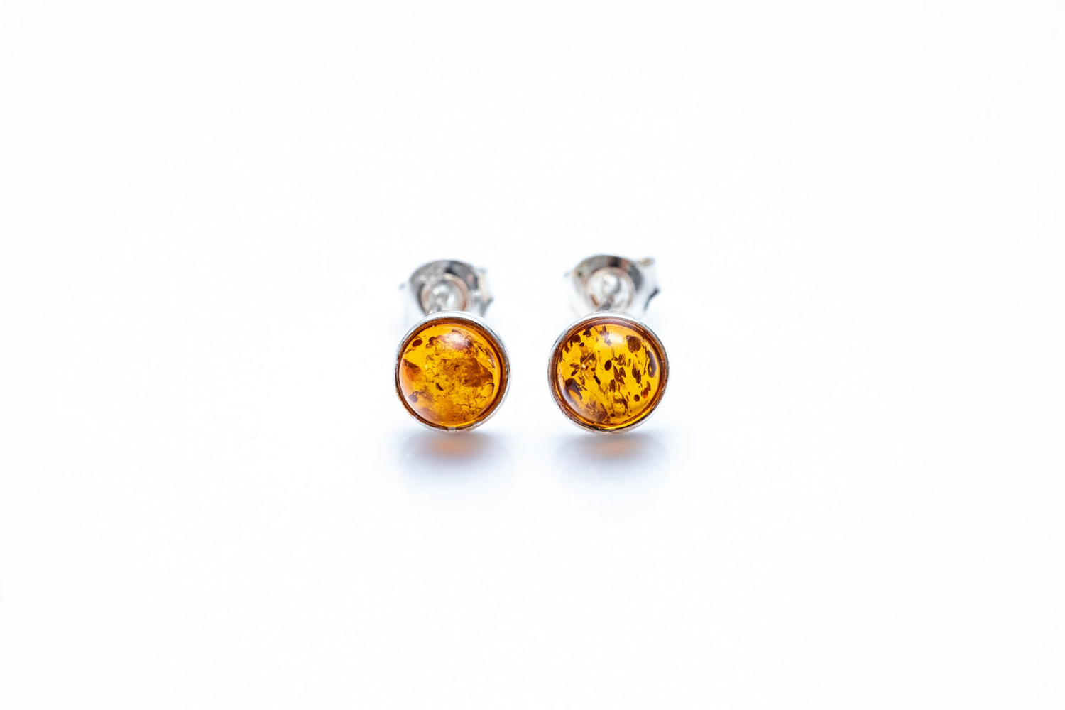 ESSENTIALS Mini Amber Stud Earrings