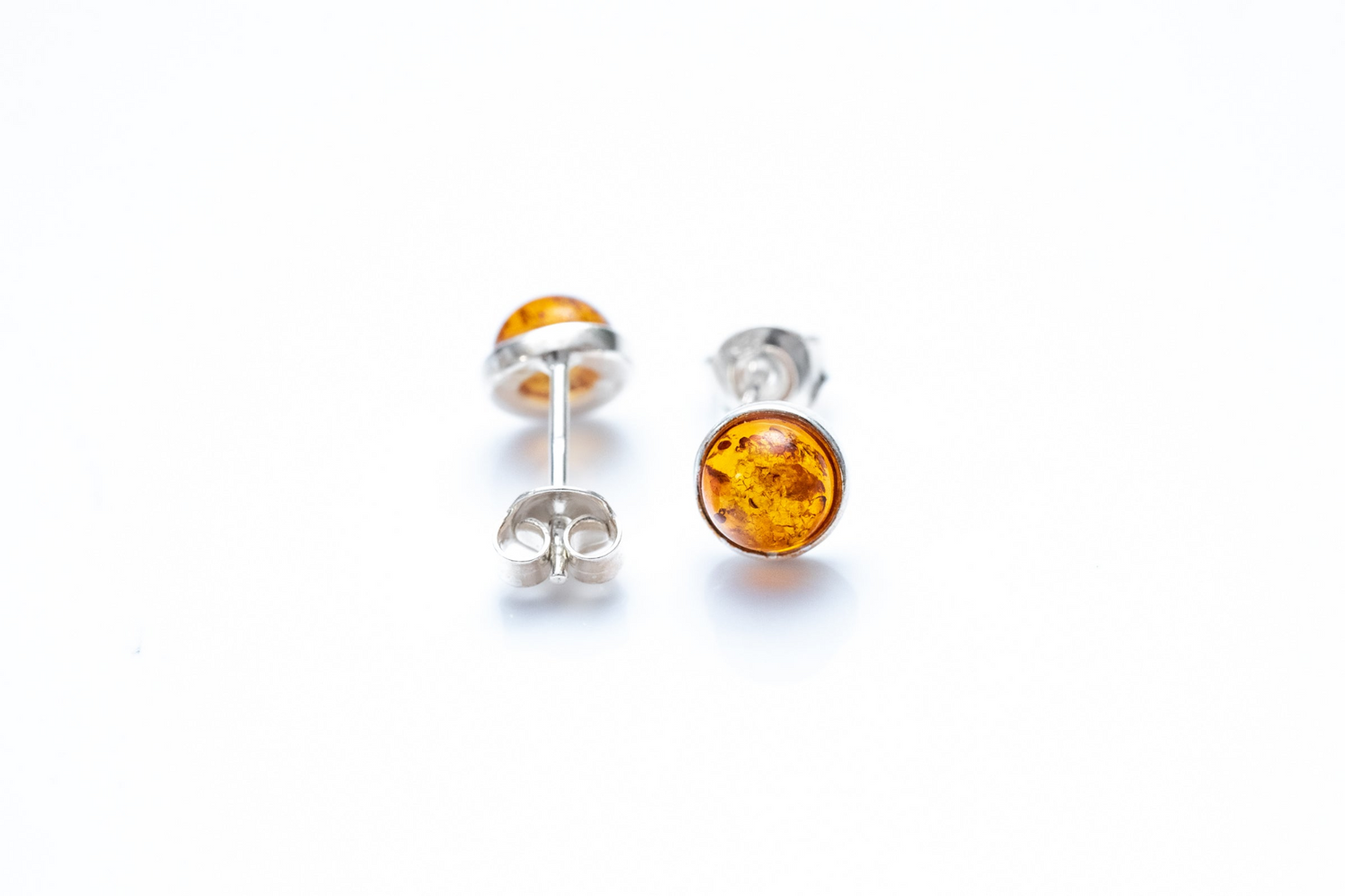 ESSENTIALS Mini Amber Stud Earrings