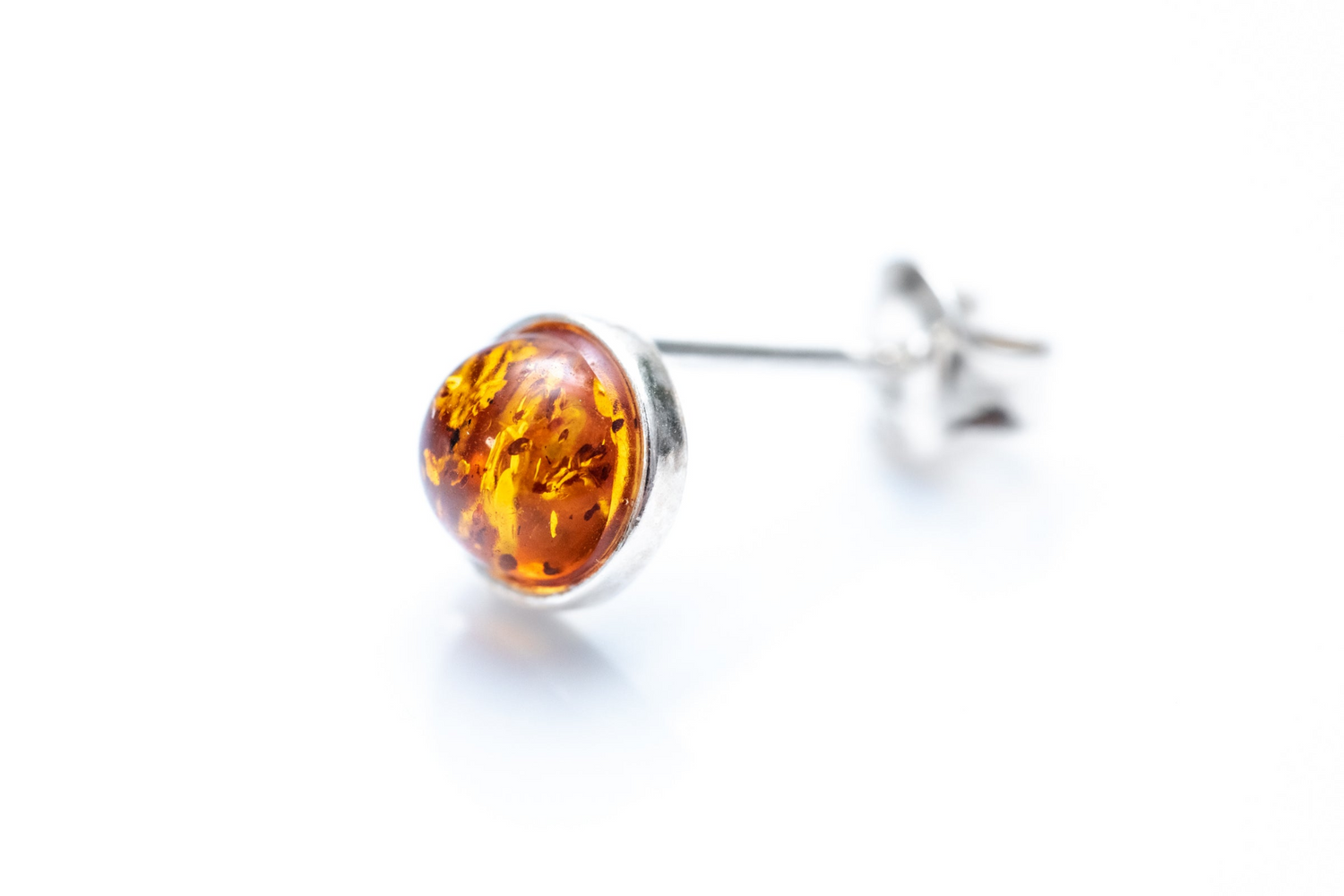 ESSENTIALS Mini Amber Stud Earrings