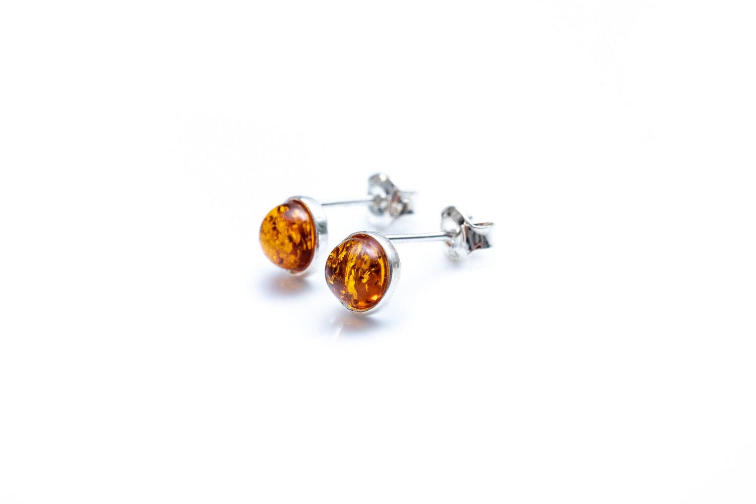 ESSENTIALS Mini Amber Stud Earrings