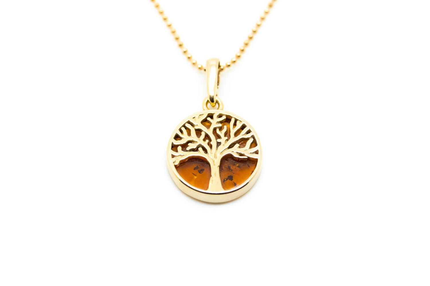 Mini Gold Plated Tree of Life Pendant