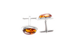 Quintessence Statement Amber Cufflinks - Selectique 