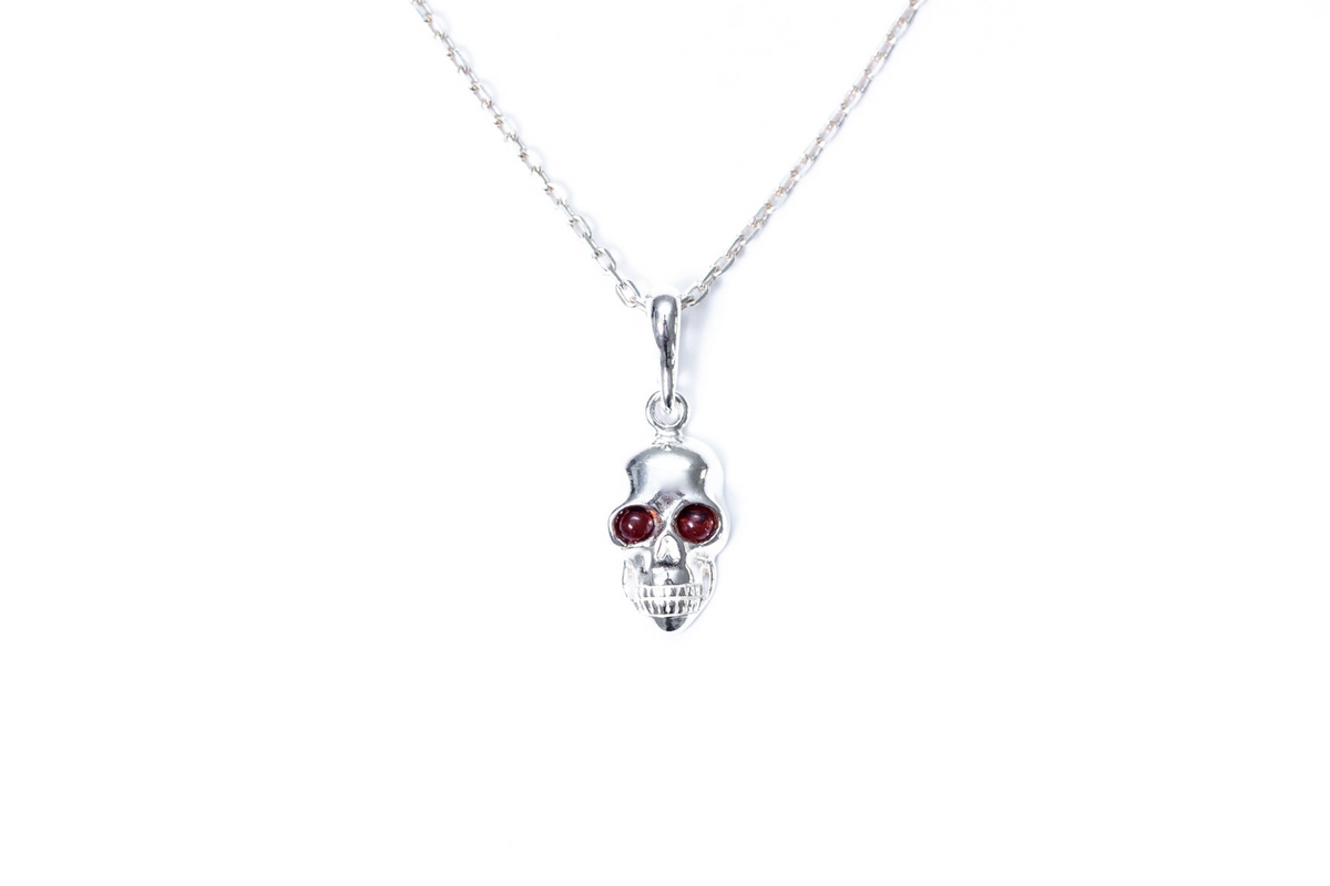 Silver Skull Necklace - Selectique 