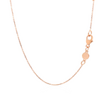 14k Rose Gold Necklace with a Diamond Embellished Flat Heart Design - Selectique 