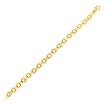 14k Yellow Gold Twisted Link Bracelet - Selectique 