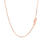 14k Rose Gold 20 inch Lariat Necklace with Diamonds - Selectique 