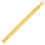 Cuban Link Bracelet in 14k Yellow Gold - Selectique 