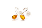 Amber Music Note Stud Earrings - Selectique 