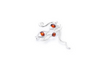 Amber Cat Brooch - Selectique 